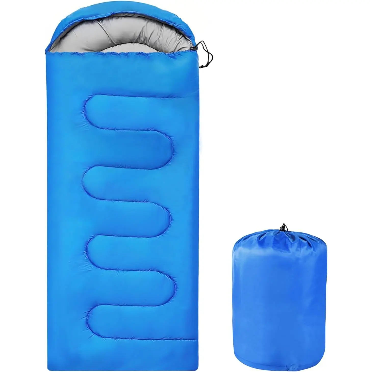 Sleeping Bags Portable Waterproof Camping Sleeping Bag for Adults Kids 4 Seasons Cold Weather or Warm Backpacking Hiking Mountaineering Indoor Outdoor Use
