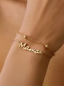 Fashion Vintage Mom Bracelet for Women, Unique Mother's Day Jewelry, Elegant Beaded Design, Perfect Gift for Holidays and Parties