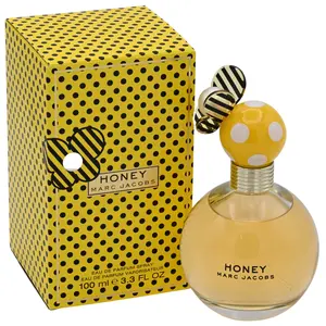 Marc Jacobs Honey EDP Spray - Full-Size Floral Gourmand Fragrance, Floral Citrus Scent, Fruit-Flavored Daily Scented Women's Perfume with Sweet Honeysuckle, 3.3/3.4 oz, New in Box