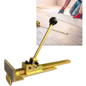 Professional Hardwood Flooring Jack with Felt Positioning Hand Tool for Laminate Flooring Installation Hard  Straight Tile Contractor Hand Tool