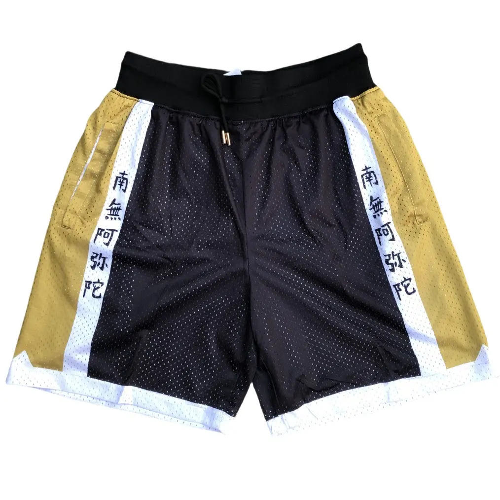 Demon Slayer Gyomei Himejima Men's Shorts Chic Anime Gym For Men Women Athletic Quick Dry Workout Running With Pockets Summer Casual Funny Board