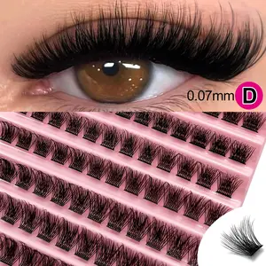 DIY Eyelash Extension Kit, Eyelash Extensions Set, Large Capacity, Lightweight, Multiple Styles, Professional and Beginner Friendly, Easy Home Use, Full Set Lashes Starter Kit