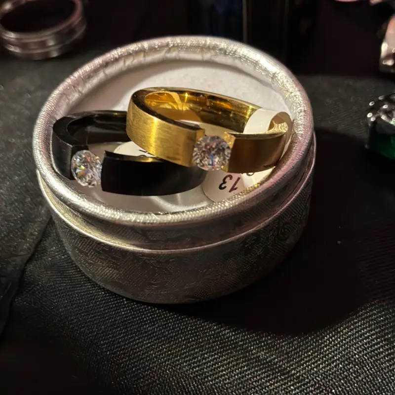 Men’s titanium ring size 13