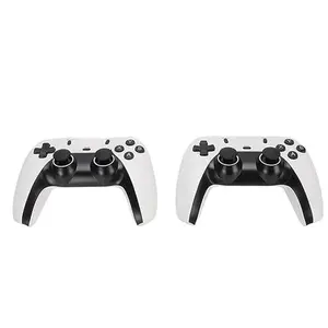 USB Twin Wireless Controller for Retro Game Emulator Gamepad Rechargeable Remote Joystick Joypad for Windows PC,Raspberry Pi,Smart TV/Game Stick/Box, Projector with Emuelec,Batocera‌,Lakka,RetroArch