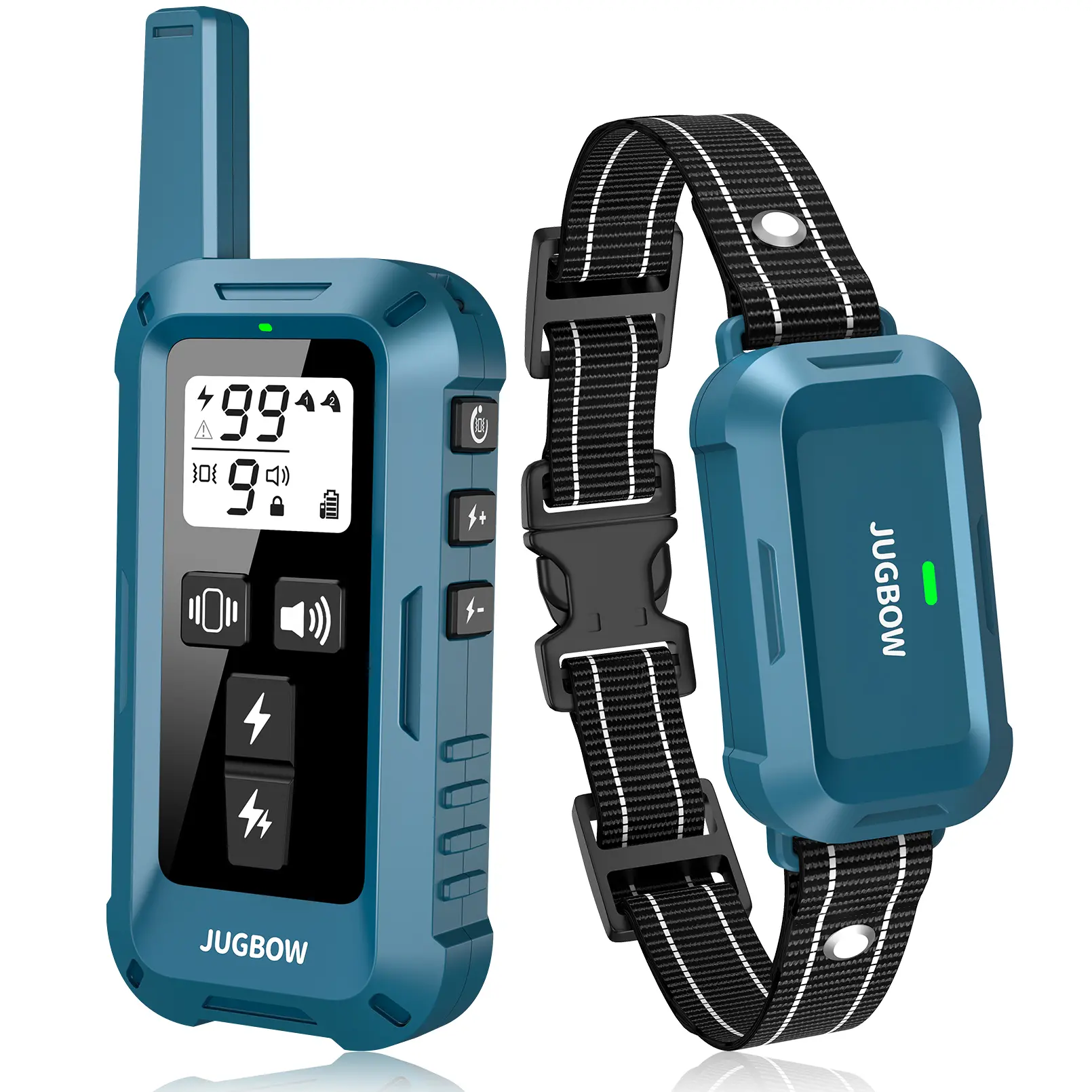 Jugbow Dog Collar - 4200FT Dog Collar with Remote, IPX8 Waterproof Electric Collar with 4 Training Modes, Outdoor Rechargeable e-Collar-DT68