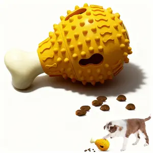 Fillable Dog Toy, Fetch and Interactive Chew Toy, Snack Filler & Irregular Bounce, Durable Natural Rubber, Suitable for Large Dogs