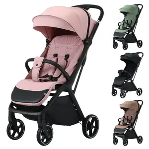 2 in 1 Baby Stroller, One-click Folding Lightweight Foldable ， Perfect for Travel, Shopping & Daily Walks, Ergonomic Design, Aluminum Alloy Frame