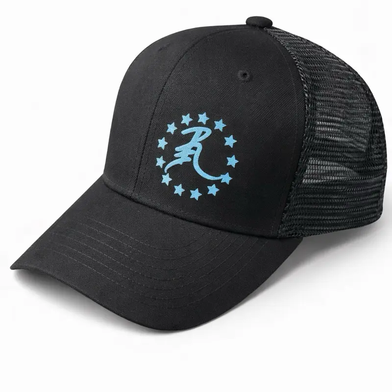 Black with blue R3 logo snapback