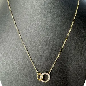 Gold plated .925 sterling silver Dainty forever Necklacee