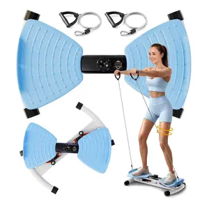 Waist Twister Machine Exercise, Ab Twist Board with 300 lbs Weight Capacity, Abs Workout for Slim Waist and Core Ab Exercise, Noiseless Home Gym Equipment for Women Men