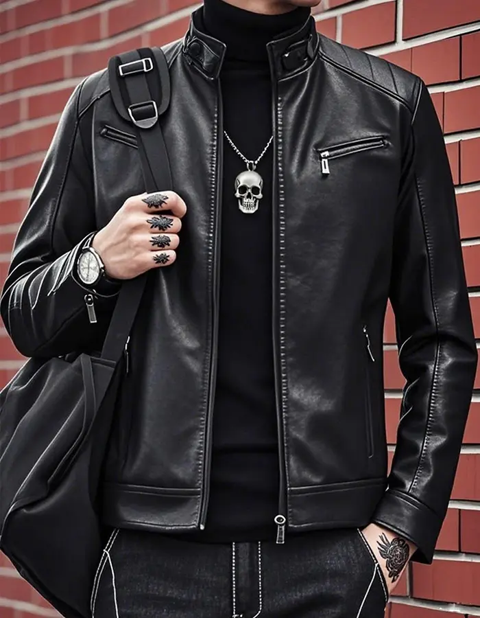 boyfriend leather jacket - TikTok Shop