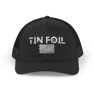 Funny Tin Foil Snapback Trucker Cap for Humorous Style, Great for Gift, Dad Hat, Casual Wear, Festival Cap, Joke Lover's Accessory