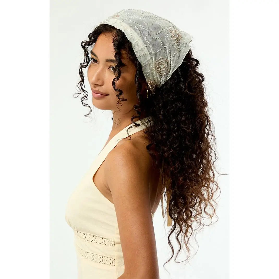 Pacsun Women's Marina Beaded Headscarf Pacsun Women's Marina Beaded Headscarf