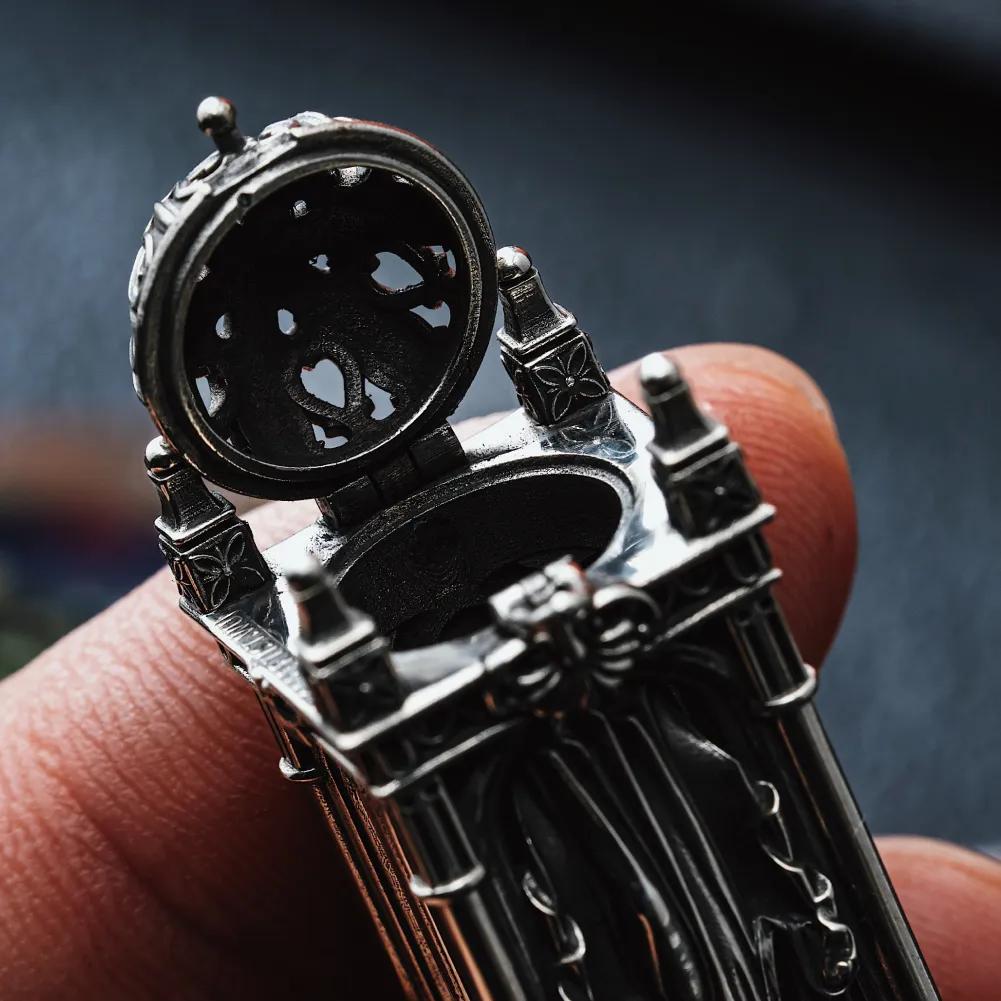 Sanctum Pendant in White Bronze