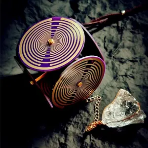 MWO Multi-Dimensional Stereoscopic Polarization Disc Pendant, MWO Circular Disc Array, Energy Guardian, Yoga Meditation, Space Feng Shui Decorative Piece