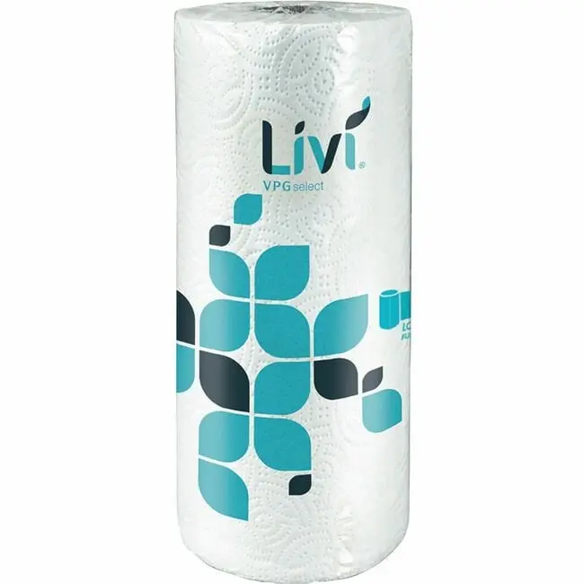 Livi SOL41508 5 x 11 in. Select Kitchen Paper Towels - 170 Sheets per Roll - Bright White