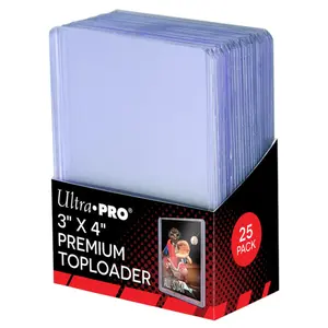 Ultra Pro Premium Top Loaders 3x4 Hard Sleeves 25 Count for Standard Size Cards