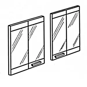 212 MAIN 42-in Outdoor Bi-Fold Glass Door - Black, Bi-Fold Door