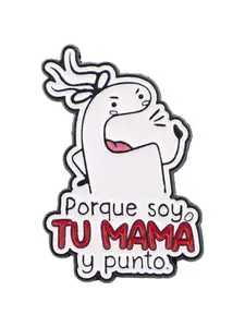 Funny Cartoon Character Enamel Brooch, Simple Style Badge, Backpack Clothing Accessory, Casual Fashion Jewelry for All Seasons