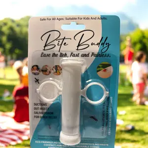 Bite Buddy Insect Bite Relief Tool Eco-Friendly Portable Reusable for Kids & Adults Bee Compact No Chemicals Ointments Waste