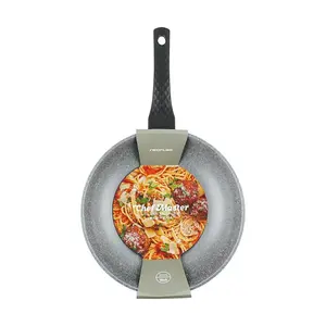 NEOFLAM Chef Master 30cm /12" Cast Aluminum Wok Frying Pan - Versatile Cookware for Gas & Electric Stoves
