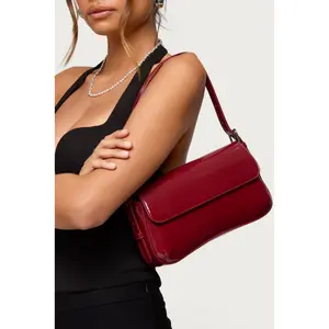 Red Carpet Faux Patent Leather Bag