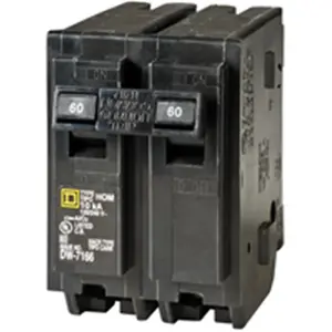 Square D By Schneider Electric HOM260C Homeline 260C 60A 2 Pole Ho Breaker