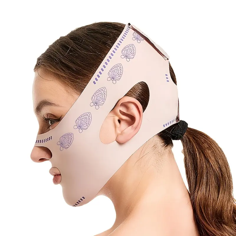 1-Piece Breathable Tape Face Lifter - Adult Skin Care Tool, Single Item for Salon, Home, Party Use, Lifts Face, One-Piece