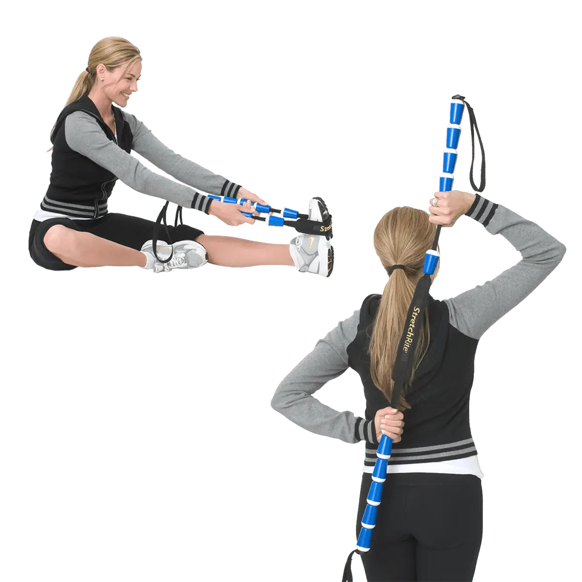 PROSTRETCH StretchRite Stretching Strap Workout Band Ergonomically Designed for Enhanced Flexibility and Muscle Relief