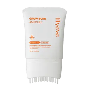 [lilyeve] Growturn Hair Growth Serum with Built-in Brush for Thinning & Loss Treatment, Inula Britannica Flower Formula, Scalp Care, Non-Greasy, Clinically Proven Results