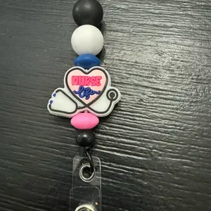 Beaded name badge for any nurse