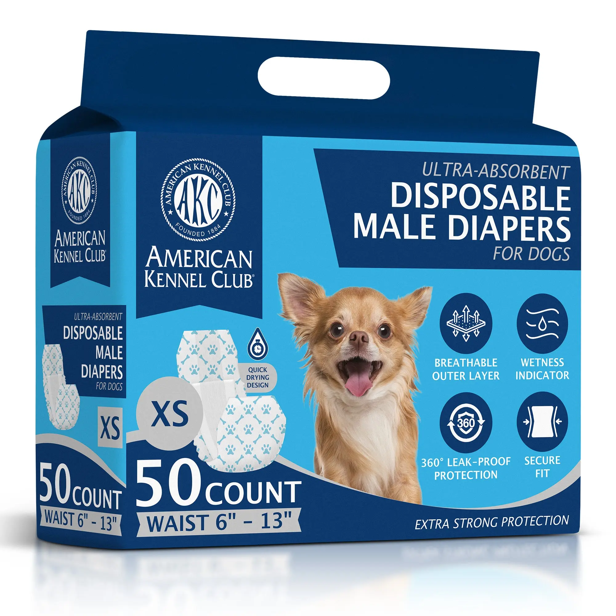 Everyday Cleanup Duo (Male Disposable Diapers + Scented Pet Wipes)