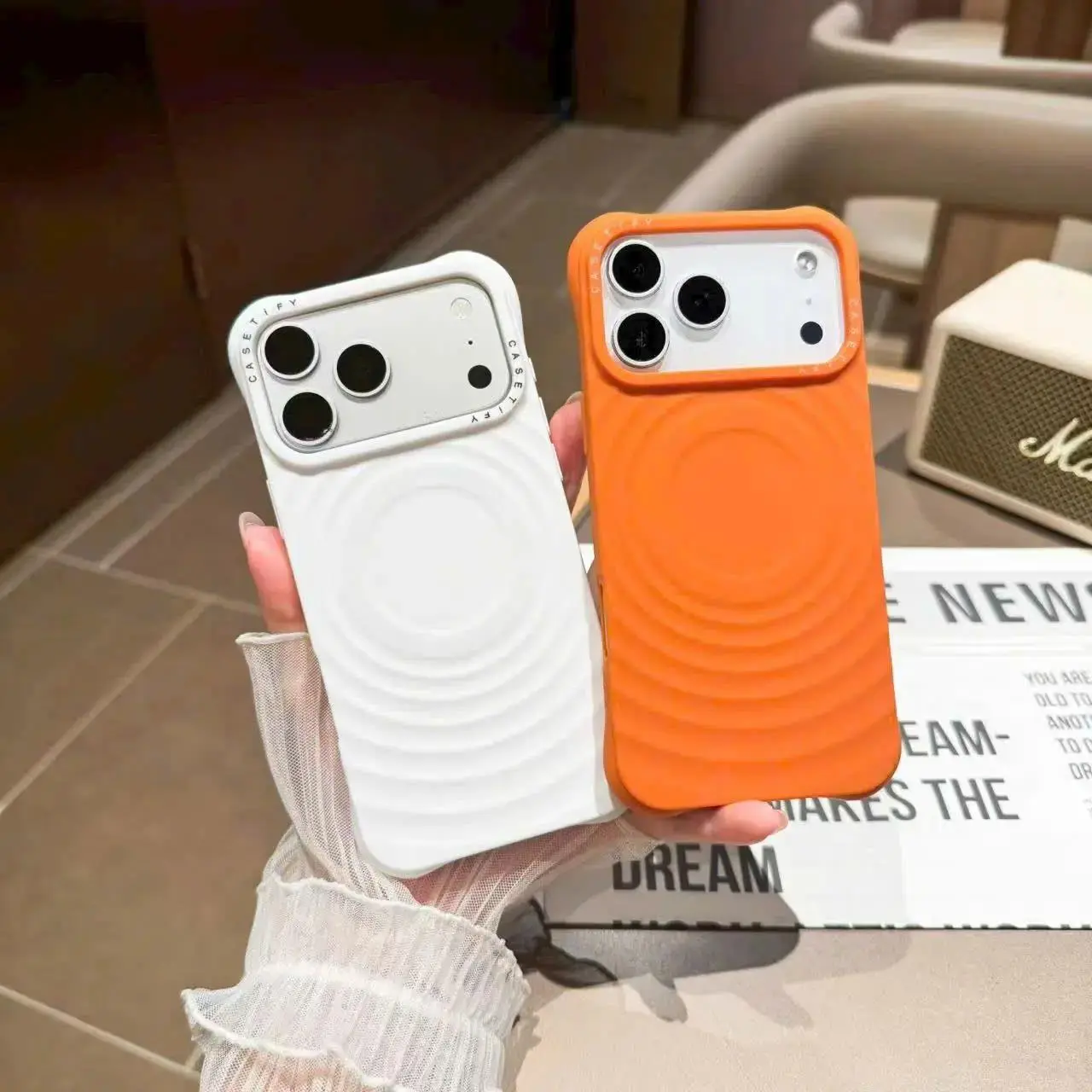 CASETiFY Ripple Case for iPhone – MagSafe Compatible, Shock-Absorbent, Phone Protection – iPhone 11/12/13/14/15/16/17/Pro/Max