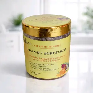 Magic Anti Spot Brightening Body Scrub with Vitamin C & Sea Salt for All Skin Types Exfoliating Glow Enhancing Scrub 600g