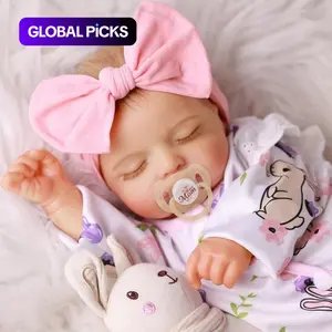 Babeside 20 Inch 8 Piece Baby Doll Set, Lifelike Realistic Newborn Doll, Unisex Fabric Body & Vinyl Limbs, Gift Box Included, Dolls Gifts, Perfect for Christmas New Year Birthday Gifts #GLOBAL PICKS