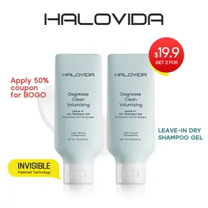 HALOVIDA Leave-in Light Hair Dry Shampoo Gel 2.28oz,No-Rinse Shampoo Gel,Instant Oil Absorption & Invisible Volume Boost,Long-Lasting Oil Control,Soothing & Comfort,Affordable,4D hyaluronic acid,#SummerVibes #petlovers tiktokshopspringglowup