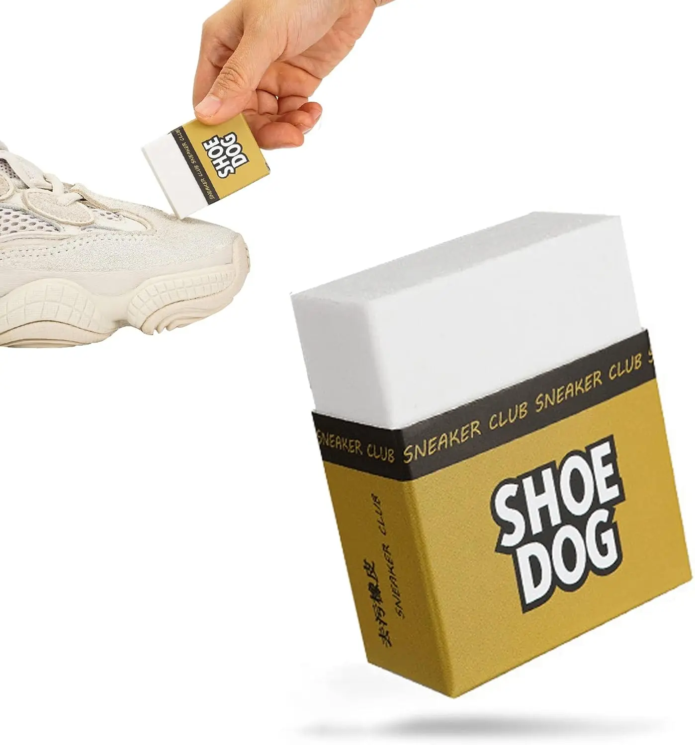 Shoe Care Cleaning Eraser, Portable Sneaker Eraser Wash Free Shoe Stain Cleaner, Rubber Block Shoe Brush Stain Remover Eraser for Clean Sneakers, Leather Shoes,  Shoes, Casual Shoes, Boots