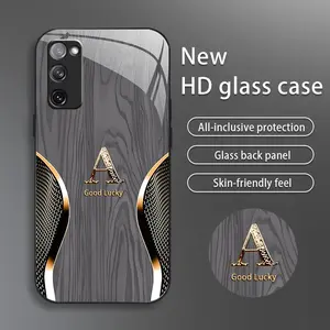 Suitable for [Galaxy S20 Fe] Brand new premium phone case, drop-proof and fingerprint-resistant，sophisticated and minimalist design, with 26 English letters to choose from YM99