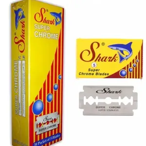 Lord Shark Super Chrome DE Double Edge Razor Shaving Blades - Pack of 100 - Comfort