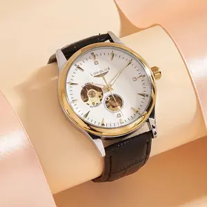 Automatic watch elegant style for men. Reloj Automático de Hombre. Waterproof mens watch.