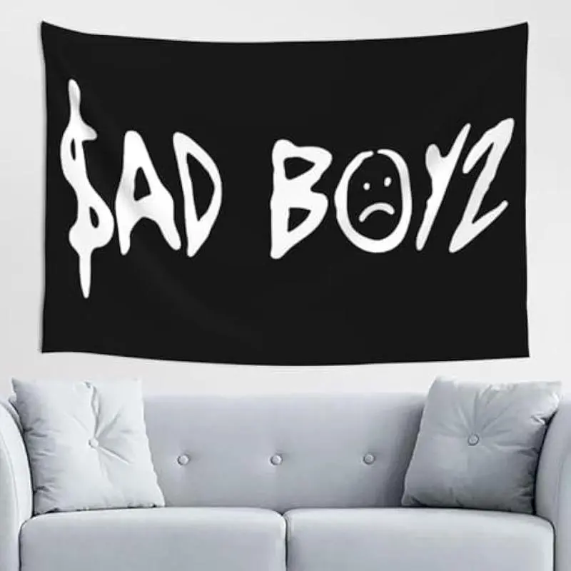 Junior Singer H Tapestry Wall Hanging Tapestries Wall Blanket Art Wall Decor for Home Dorm Bedroom Office Cotton Decorative