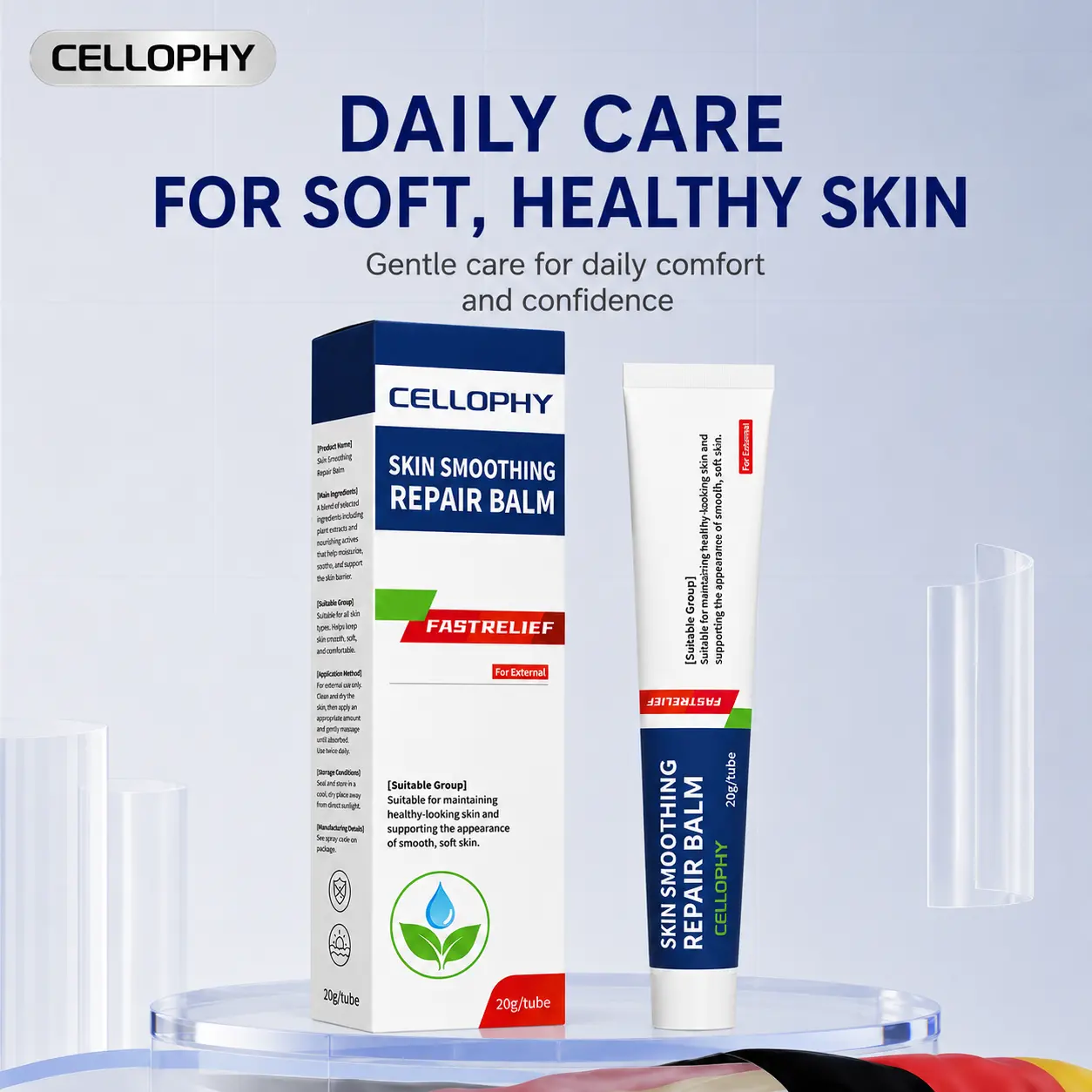 Gentle Skin Smoothing Ointment - Natural Purifying Cream for Spots, Blemishes & Skin Tags, Body Care Balm