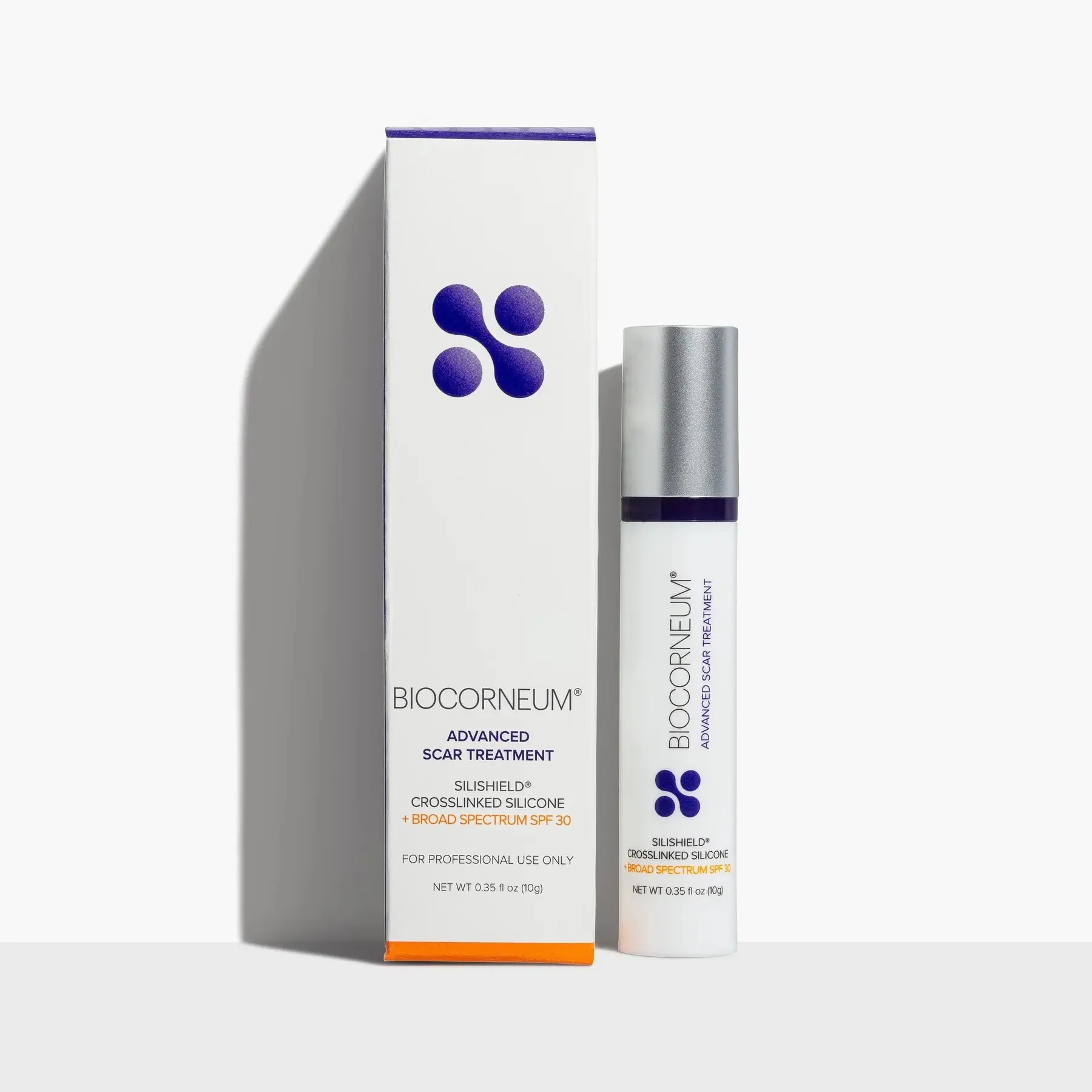 BIOCORNEUM Silicone Scar Removal Gel with SPF 30 - 10g | Professional Skin Care for Post-Surgical, Burn & Wound Scars Recovery, Face & Body Skin Repair & Sun Protection