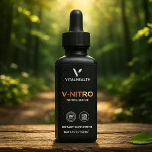 VitalHealth V-NITRO – Nitric Oxide Liquid Drops (50 ml) – Dietary Supplement