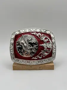 Bull-rider belt buckle- corner design