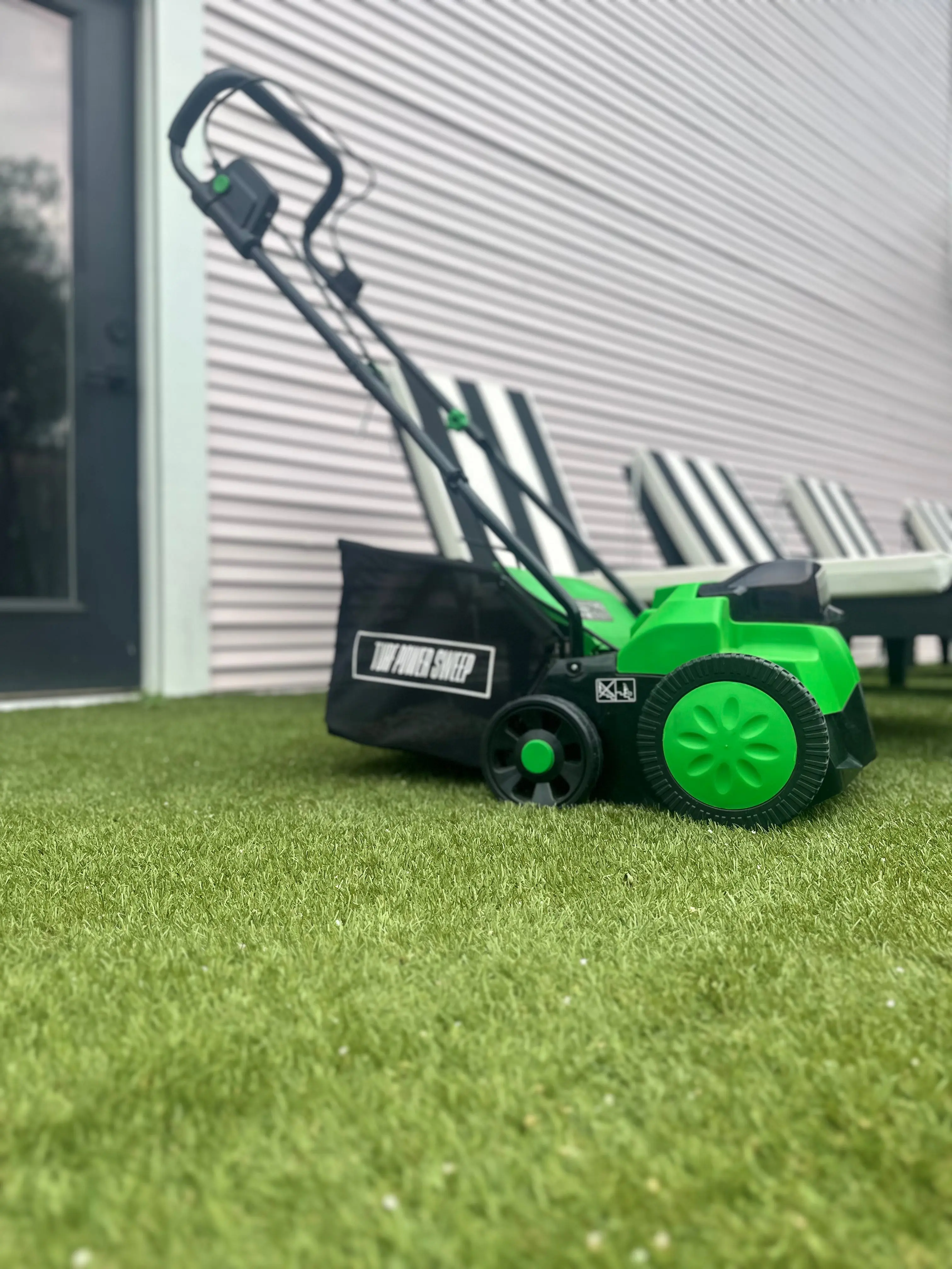 The Original #1 Battery Powered Turf Power Sweep - Artificial Turf Broom