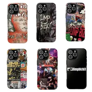 Limp Bizkit Tough Phone Case Y2K Grunge Band Album Cover Shockproof Protective Cover For iPhone 11-17 Pro Max/Plus