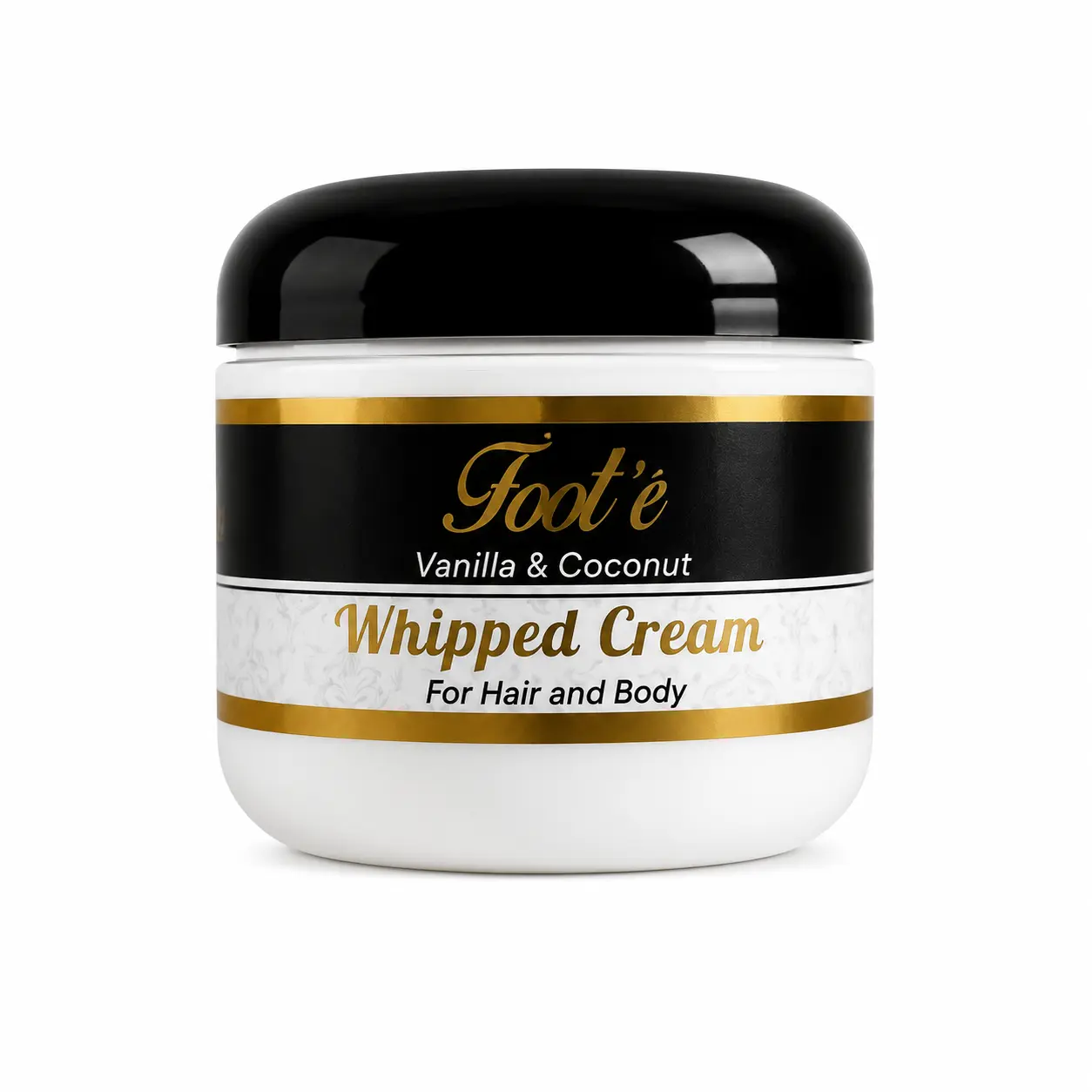 Foot’e Vanilla & Coconut Shea Butter Whipped Cream | Hair, Skin & Beard 4 oz