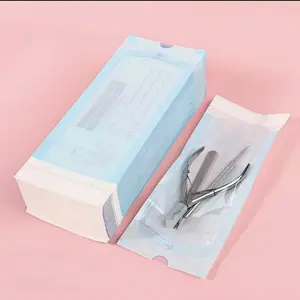 200PCS Self Sealing Sterilization Pouch Bags 3.5" x 10" Autoclave Sterilizer Bags for Nail Tools Dental Tattoo Accessories Tool Storage Sterile Instrument Protection