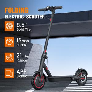 ZCJ Electric Scooter, 350W/500W Motor, Top Speed 19/22 mph, Max 16/23/28Miles Ranges, Foldable E Scooter for Adults